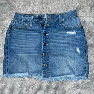 Blue Jean high rise skirt